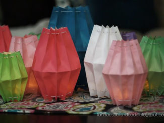 Balão Sanfonado de Papel de Seda