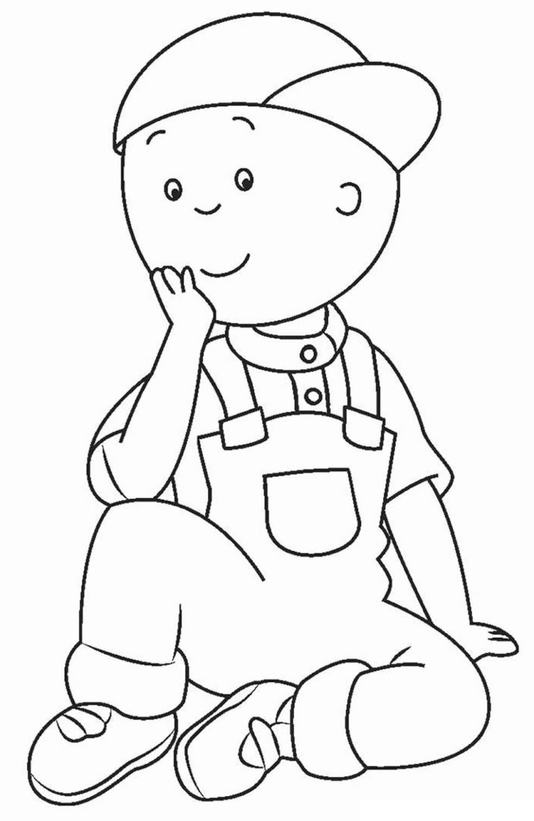 Desenhos De Caillou Para Colorir Pop Lembrancinhas