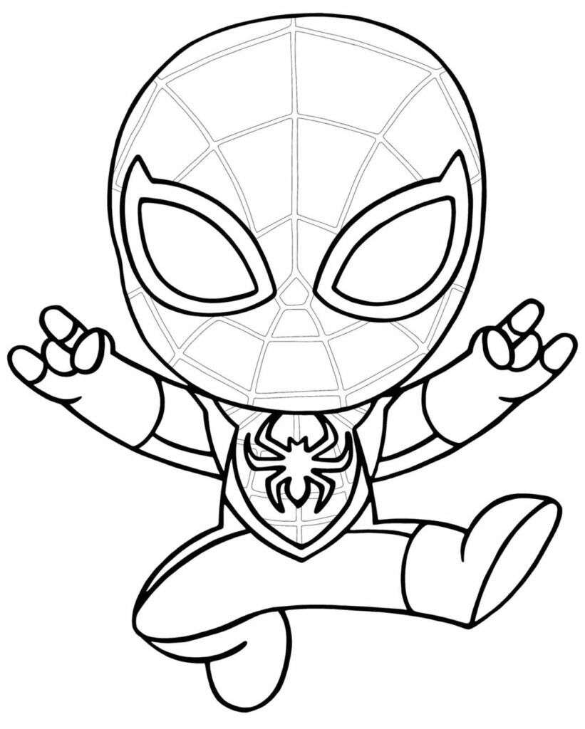 Desenhos De Homem Aranha Para Colorir E Imprimir Pop Lembrancinhas