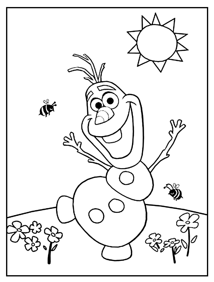 Desenhos Do Olaf Para Colorir Pop Lembrancinhas