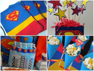 10 Lembrancinhas Fofas para Aniversário Super-Homem