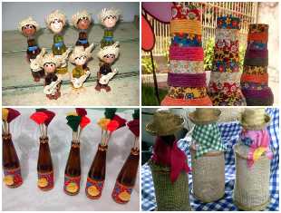 Garrafas Decoraras para São João