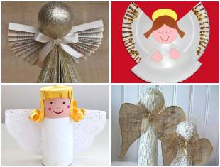 Anjinhos Lindos Feitos com Reciclagem