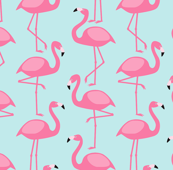 Caixinha para Festa Flamingo com Molde