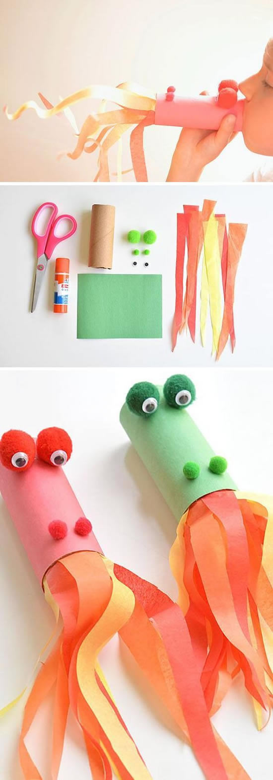 10 Brinquedos com Reciclagem para Dia das Crianças
