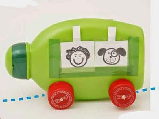 10 Brinquedos com Reciclagem para Dia das Crianças