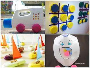 10 brinquedos com material reciclado fáceis de fazer