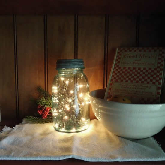 40 ideias para Potes Decorados de Natal