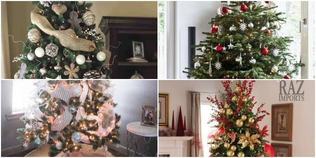 10 Exemplos Lindos de Árvores de Natal Decoradas