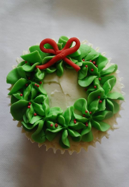 Cupcakes Decorados para o Natal