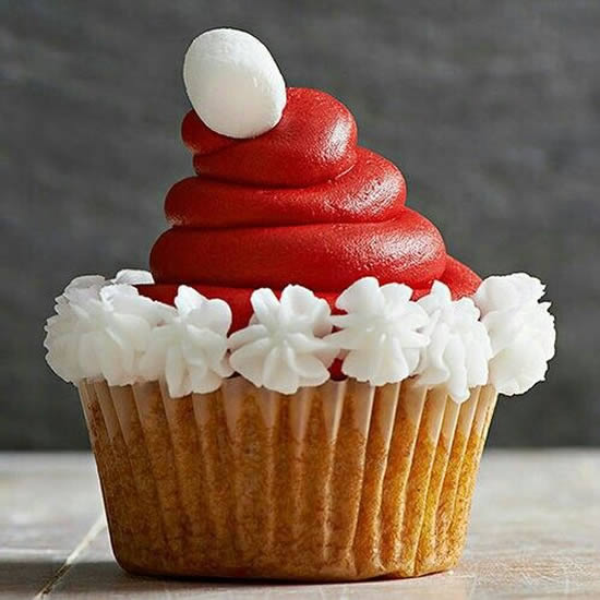 Cupcakes Decorados para o Natal