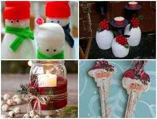 Decoração de Natal Fácil com Reciclagem