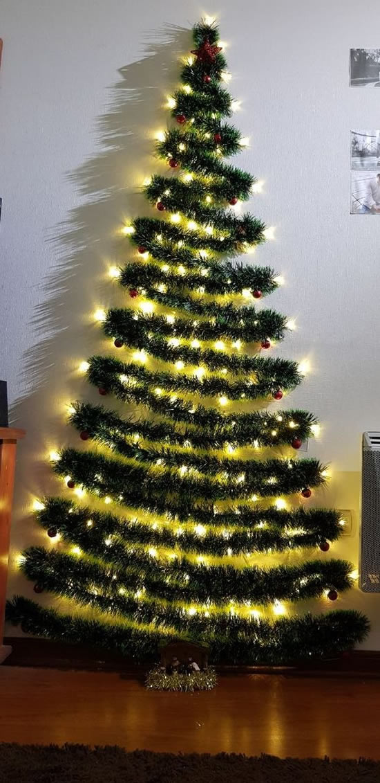 Árvore de Natal na Parede