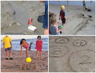 Brincadeiras para fazer na praia com as crianças