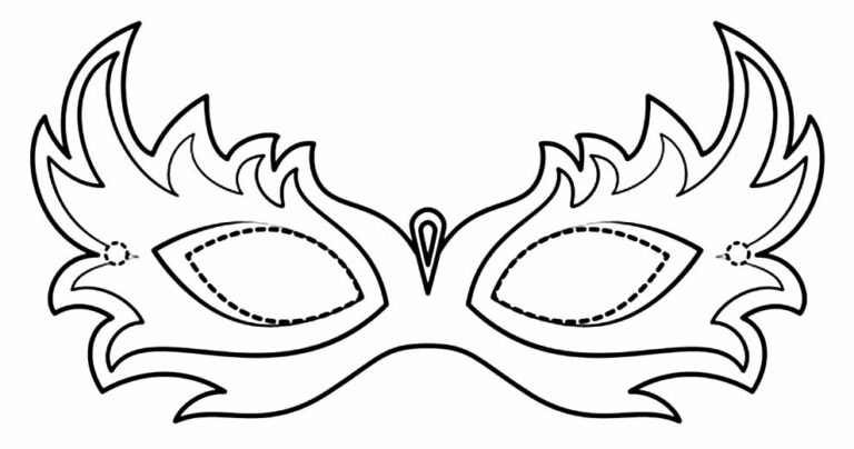 Moldes para Máscaras de Carnaval - Pop Lembrancinhas