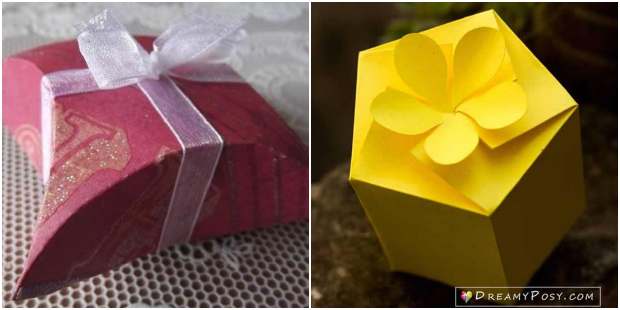 Caixinhas lindas de papel com moldes