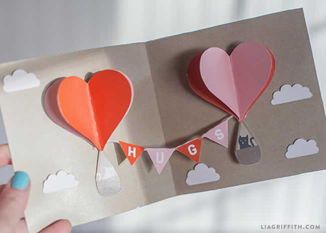 Cartão de Papel para Dia dos Namorados