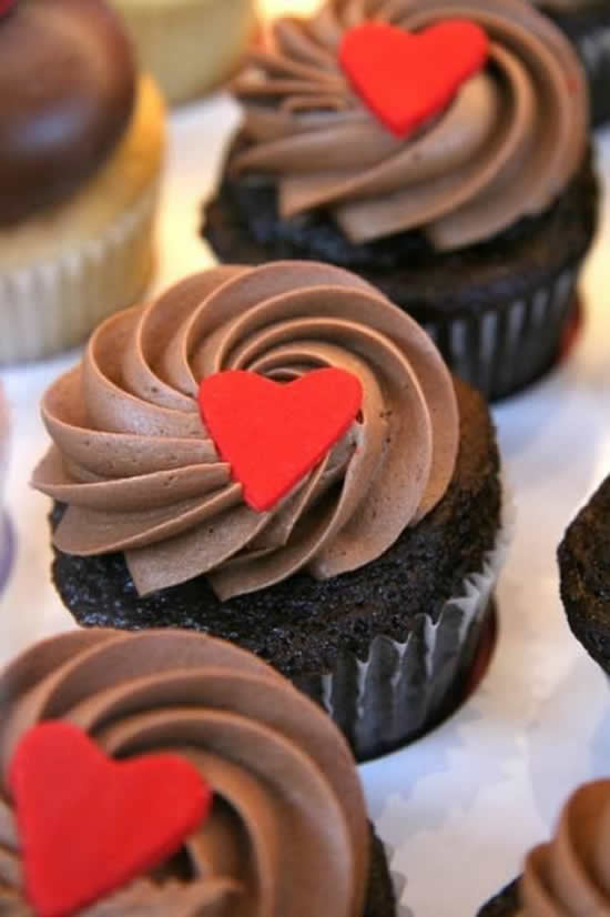 Cupcakes para Dia dos Namorados