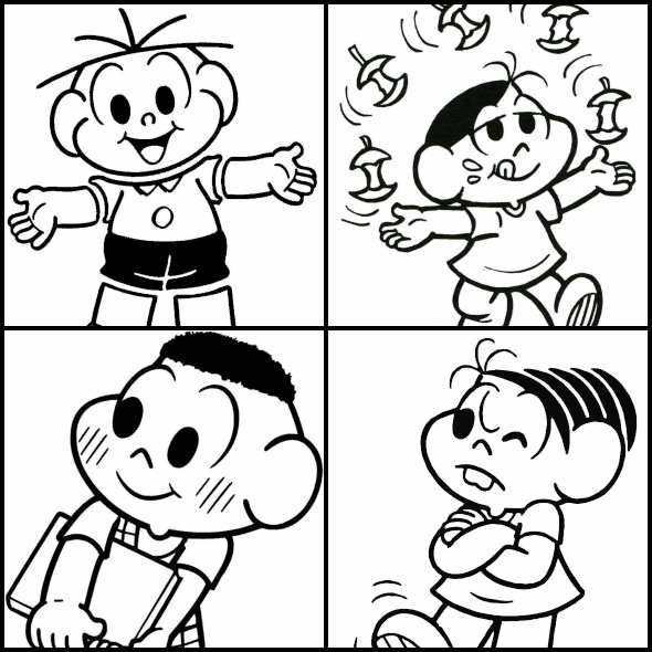 Desenhos da Turma da Mônica para Colorir