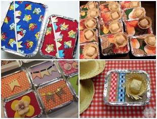 Lembrancinha com Marmita para Festa Junina