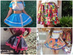 15 inspirações de Saias para Festa Junina