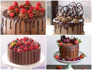 15 Inspirações para Bolos de Chocolate