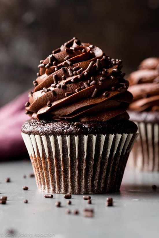 Cupcakes de chocolate