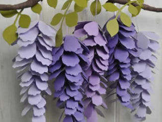 Lindas flores de papel passo a passo