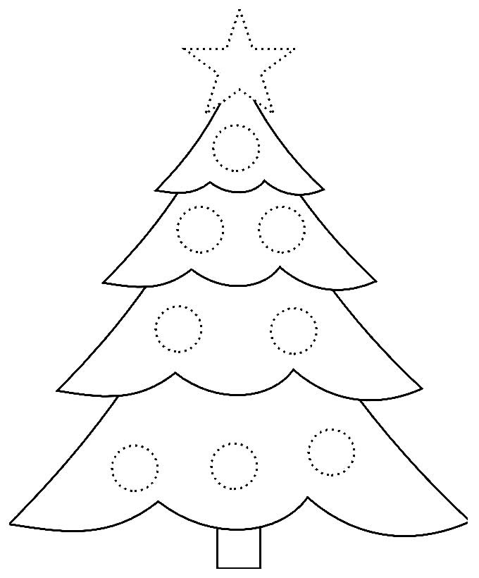 50+ Desenhos de Árvores de Natal para colorir - Pop Lembrancinhas