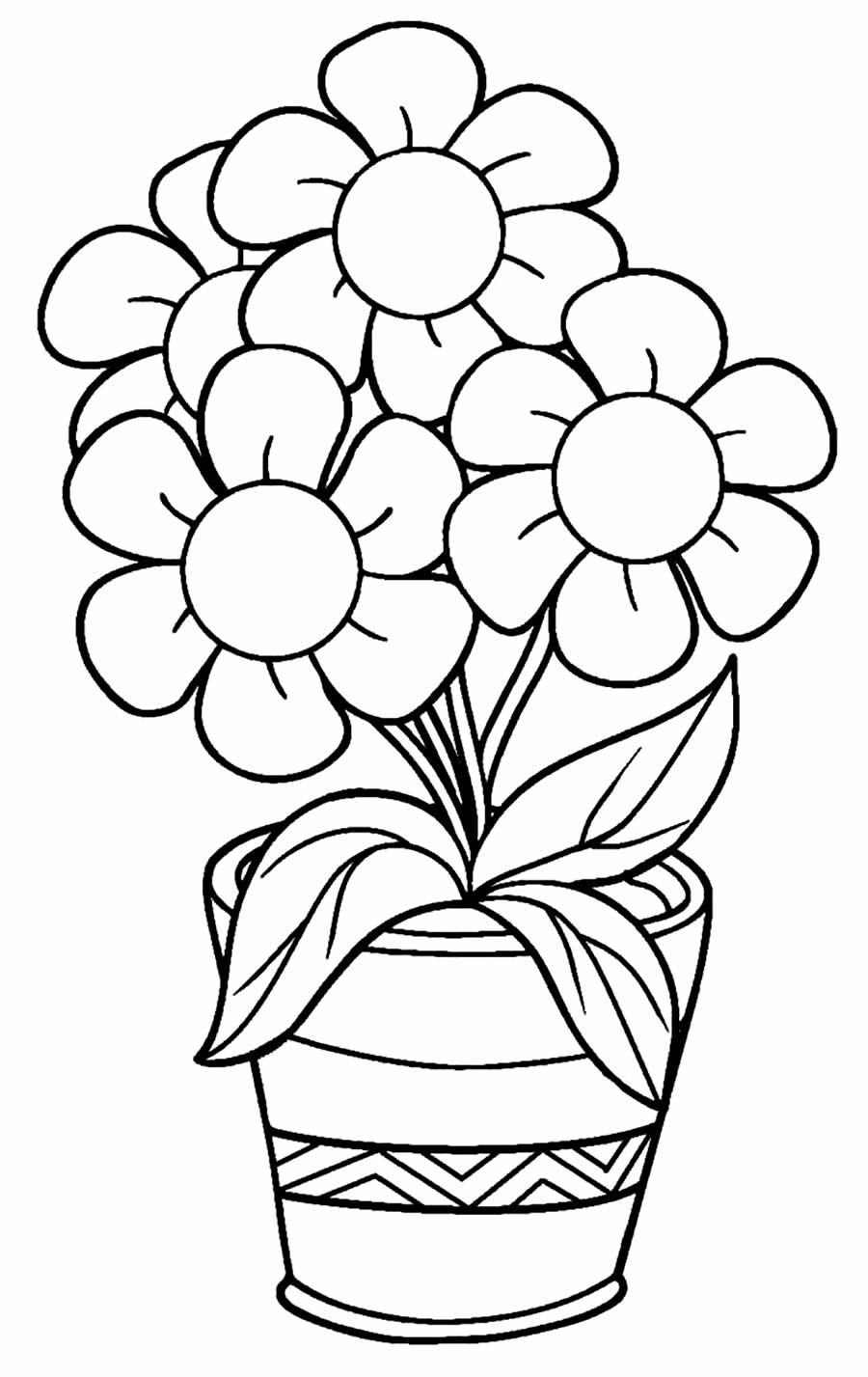 83 desenhos de flores para colorir