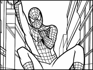 Desenhos de Homem-Aranha para colorir e imprimir