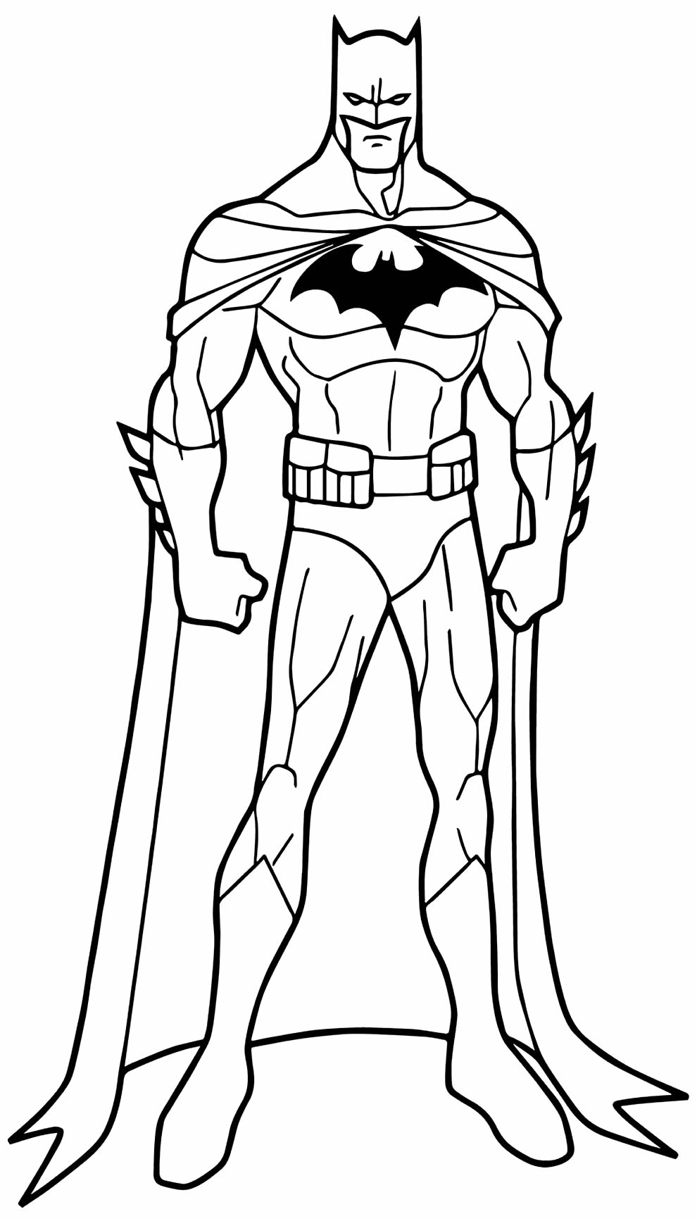 Imagem de Batman para pintar