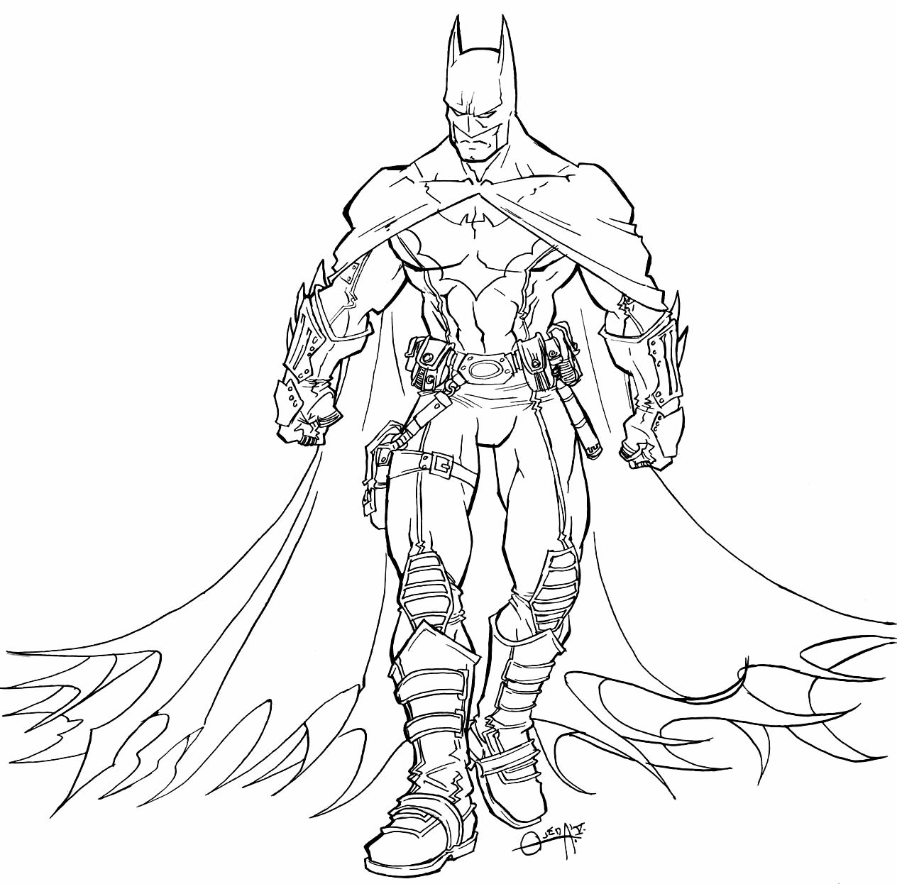 Imagem de Batman para colorir