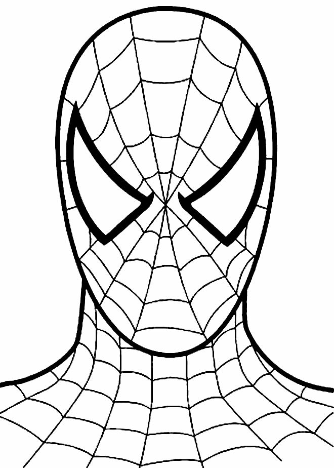Desenho Homem Aranha para pintar