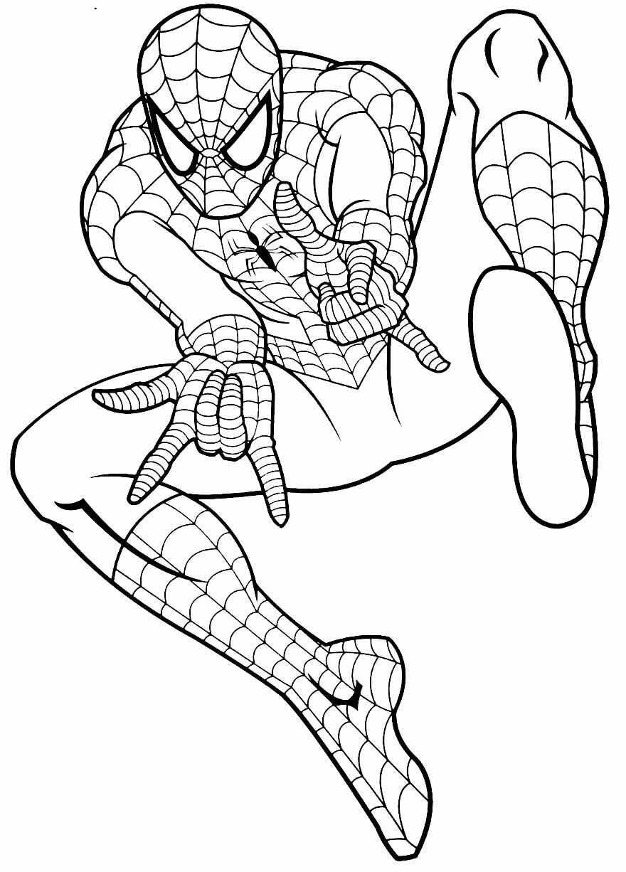 Desenho Homem Aranha para colorir