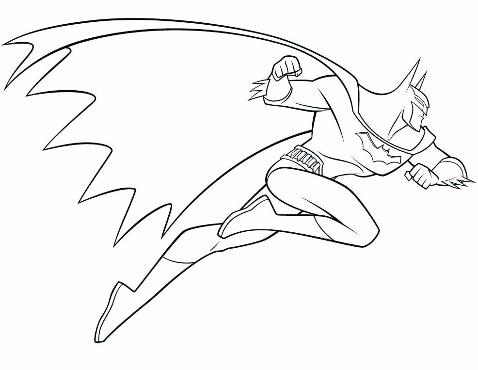 Desenho de Batman para colorir