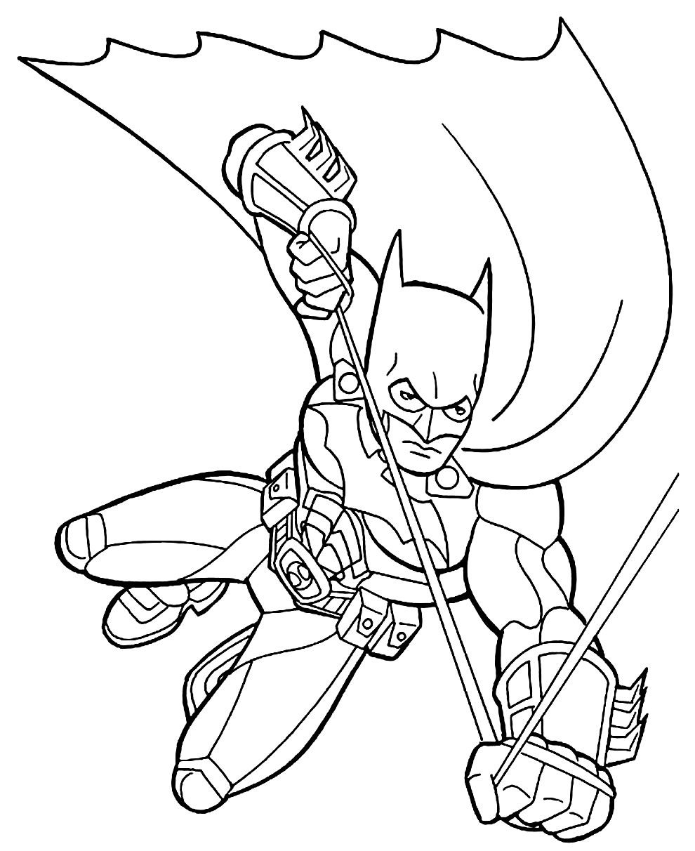 Desenho do Batman para colorir