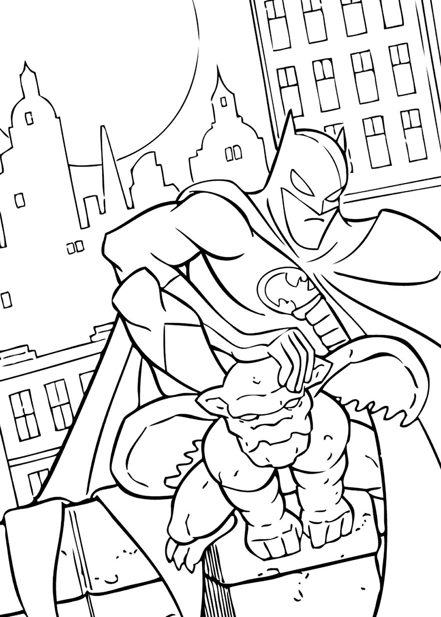 Imagem do Batman para colorir