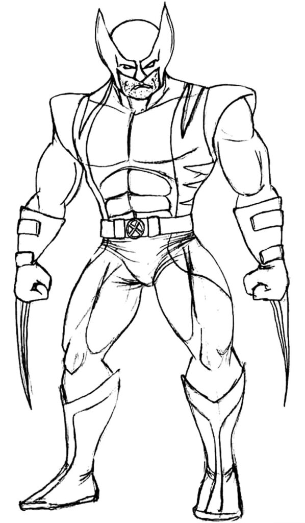 50+ Desenhos de Wolverine para colorir e imprimir - Pop Lembrancinhas