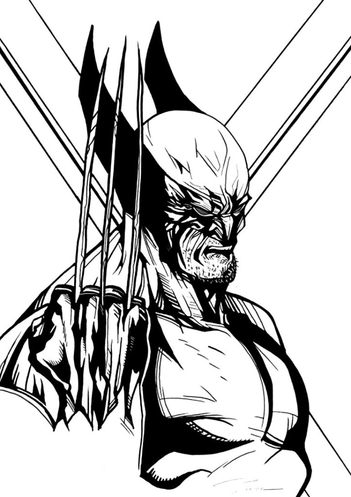 Desenhos De Wolverine Para Colorir E Imprimir Pop Lembrancinhas