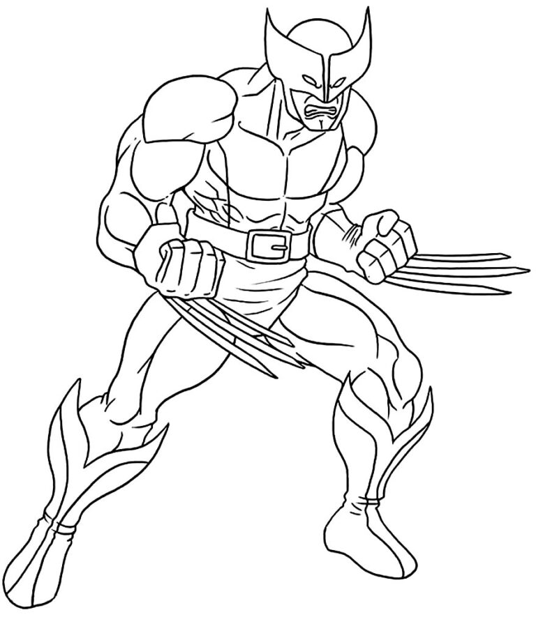 50+ Desenhos de Wolverine para colorir e imprimir - Pop Lembrancinhas