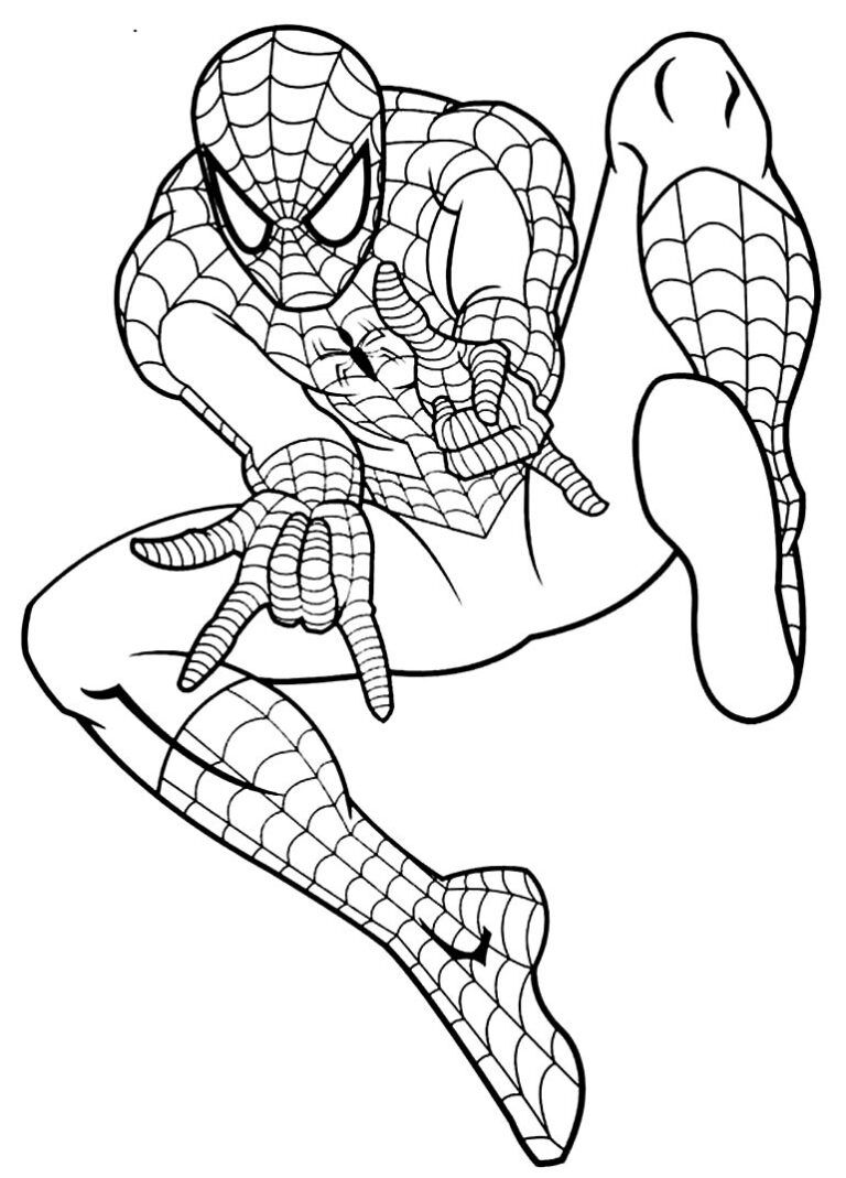 50+ Desenhos de Homem-Aranha para colorir e imprimir - Pop Lembrancinhas