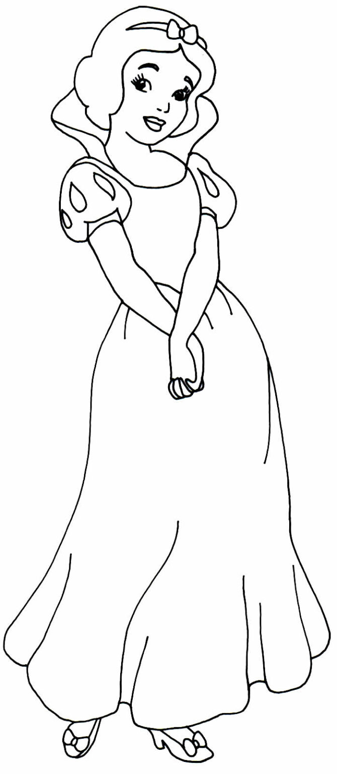 Desenhos da Branca de Neve para colorir - Pop Lembrancinhas