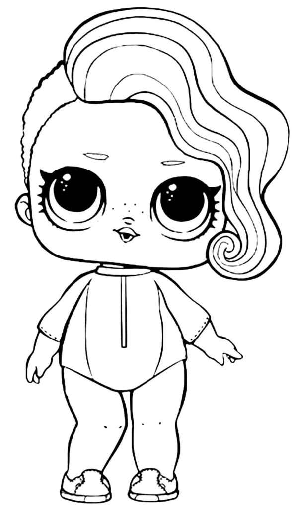 50+ Desenhos da Boneca LOL para colorir - Pop Lembrancinhas