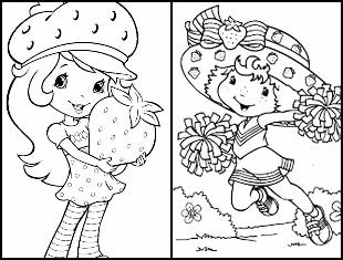 Desenhos da Moranguinho para colorir