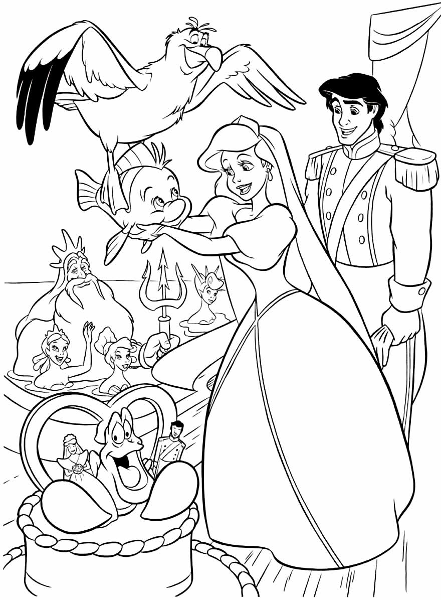 Desenhos da Princesa Ariel