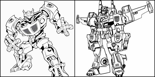 Desenhos de Transformers para colorir