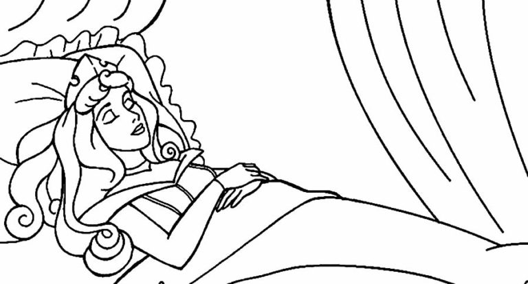 Desenhos de A Bela Adormecida para colorir - Pop Lembrancinhas