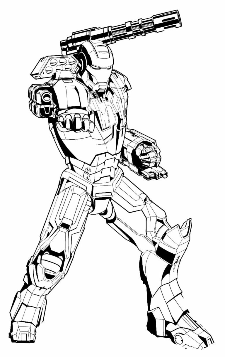 30+ Desenhos de Homem de Ferro para colorir - Pop Lembrancinhas
