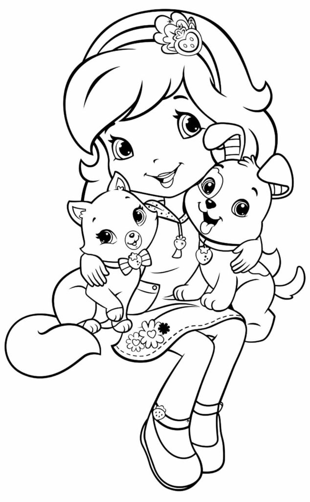 50+ Desenhos da Moranguinho para colorir - Pop Lembrancinhas